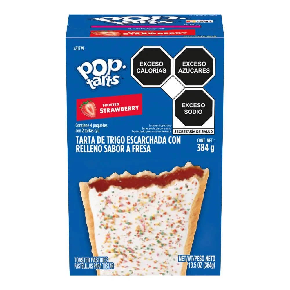 Pop Tarts Fresa Glaseado Kelloggs 384 g