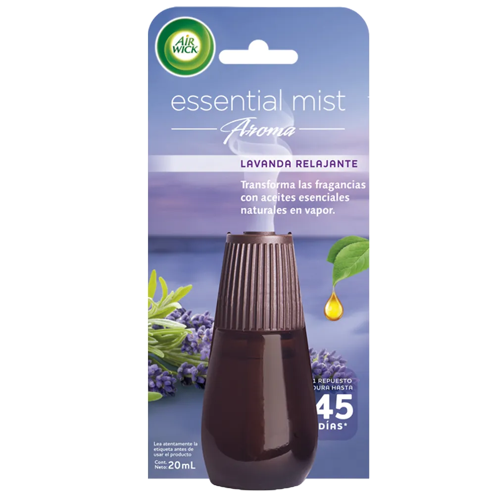 Aromatizante En Aceite Repuesto Para Vaporizador Lavanda Relajante Airwick 20 Ml