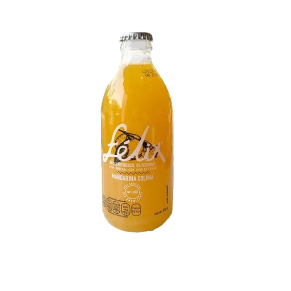 Schorle Bebida Gasificada De Sabor Mandarina Colima Felix 355 Ml