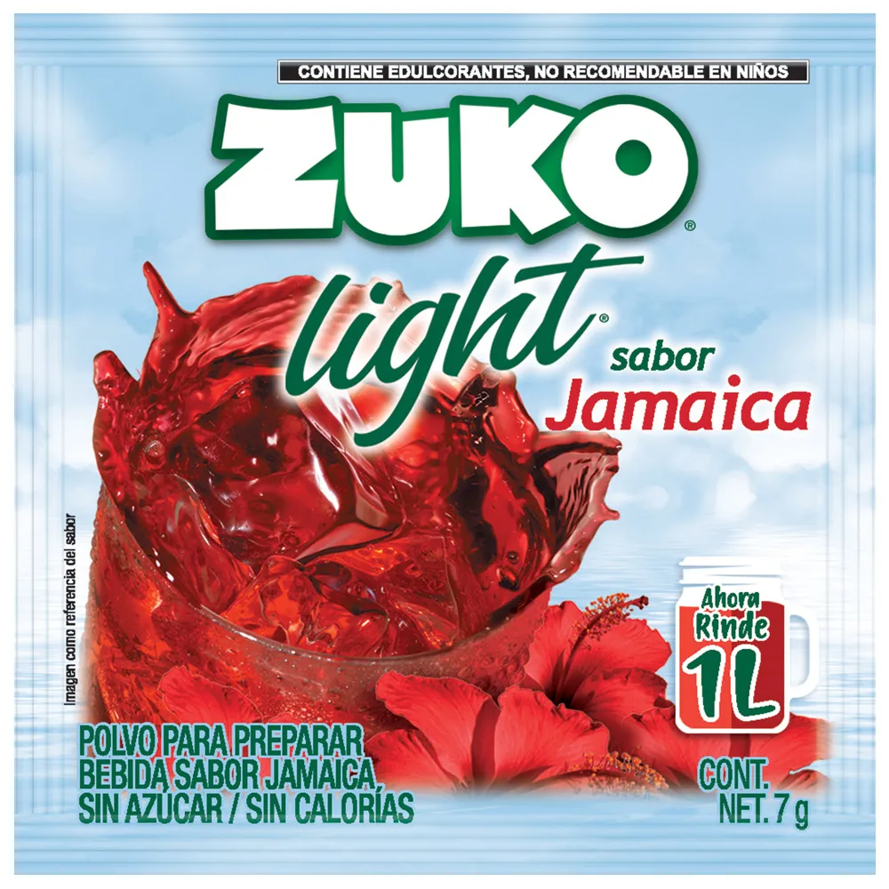 Bebida Light En Polvo Jamaica Zuko 7 g