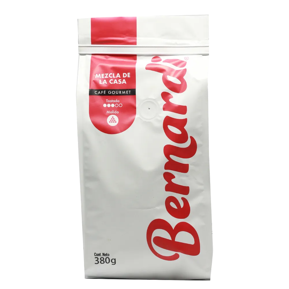 Cafe Molido Y Tostado Gourmet Mezcla De Casa Bernardi 380 Gr