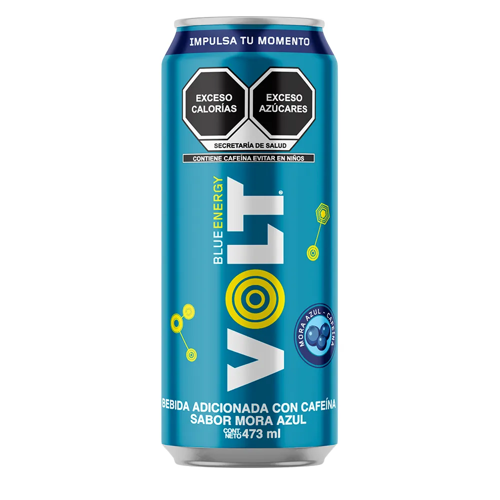 Bebida Energetica Blue Volt 473 Ml