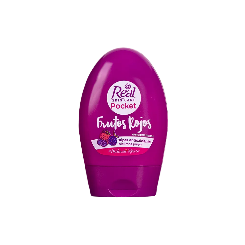 Crema Para Manos Pocket Frutos Rojos Real 90 Ml