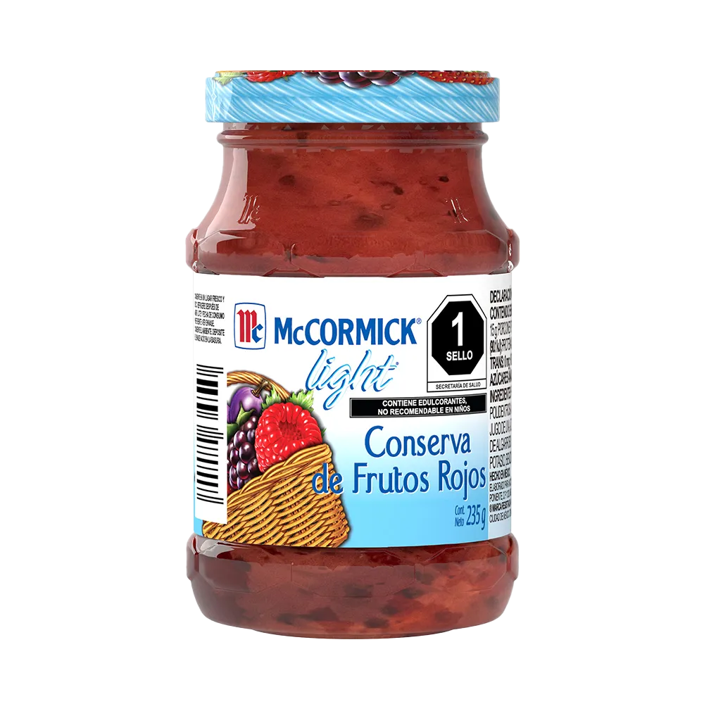 Conserva Light Frutos Rojos Mccormick 235 g