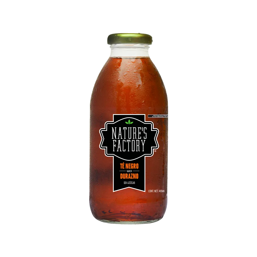 Te Negro Durazno Natures Factory 485 Ml