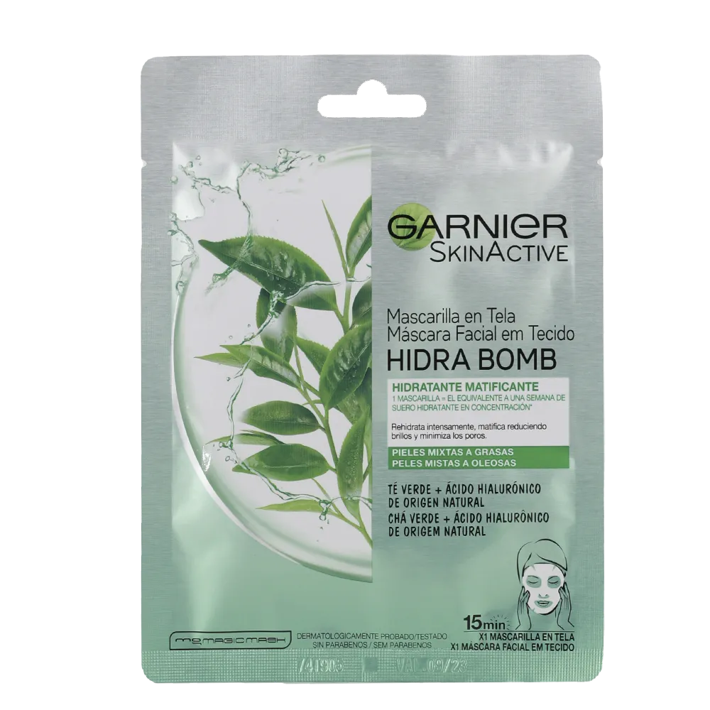 Mascarilla En Tela Hidra Bomb Matificante Hidra Bomb 28 g