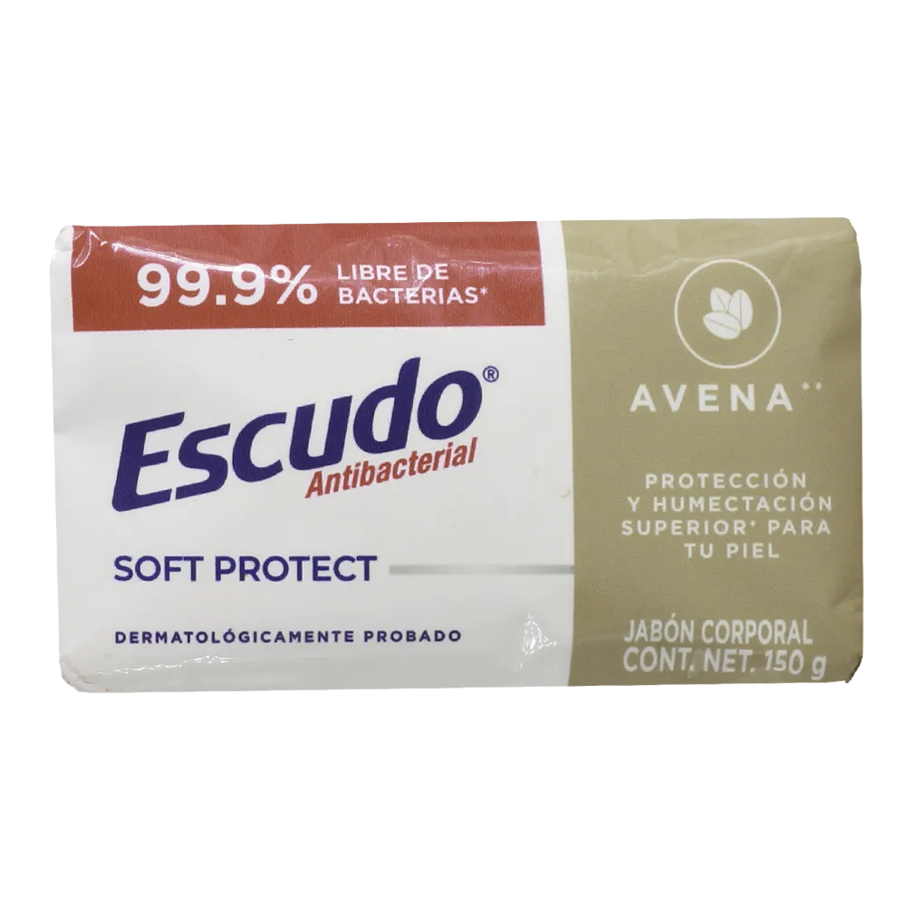 Jabon De Barra Soft Protect Avena Escudo 150 g