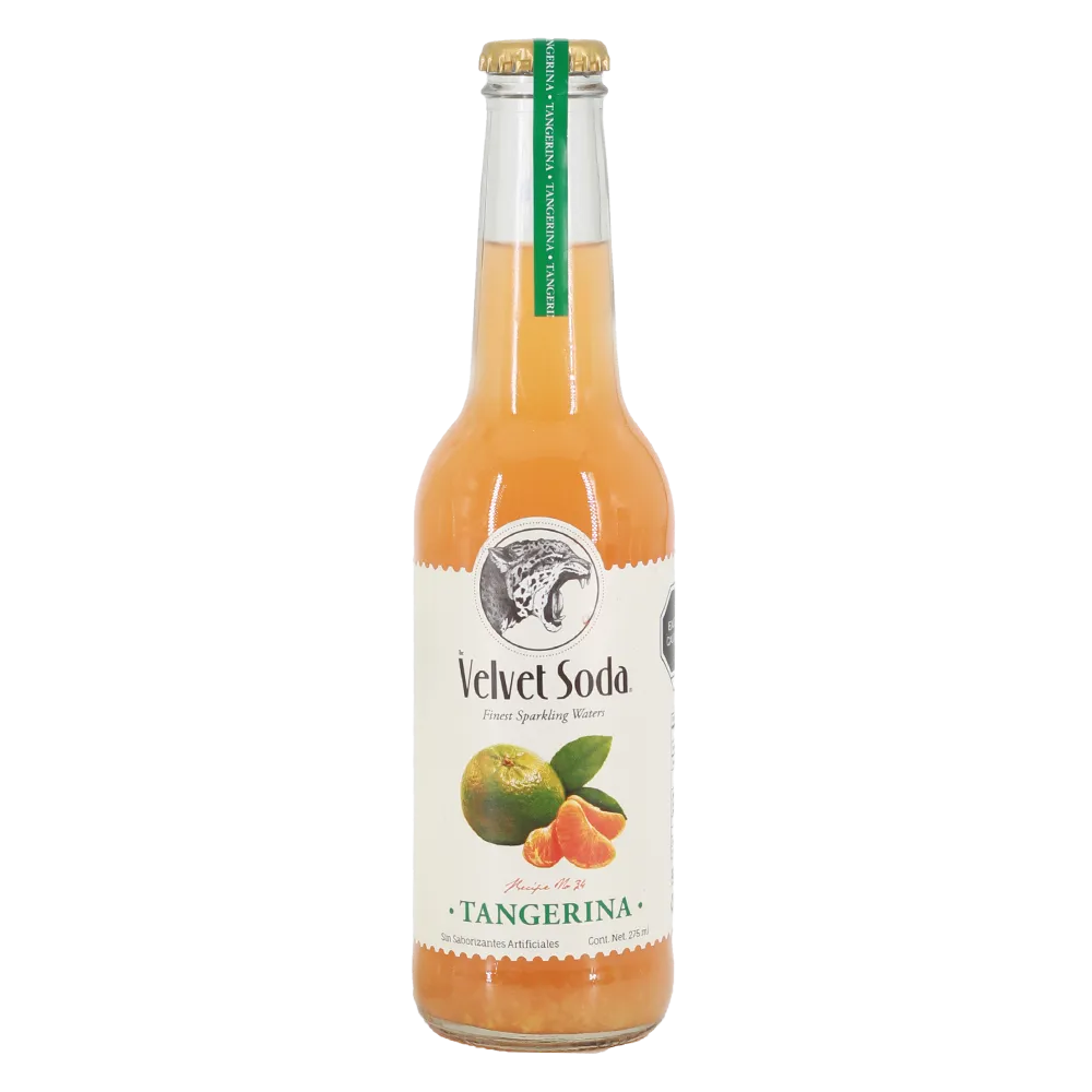 Refresco Artesanal Tangerina Velvet Soda 275 Ml