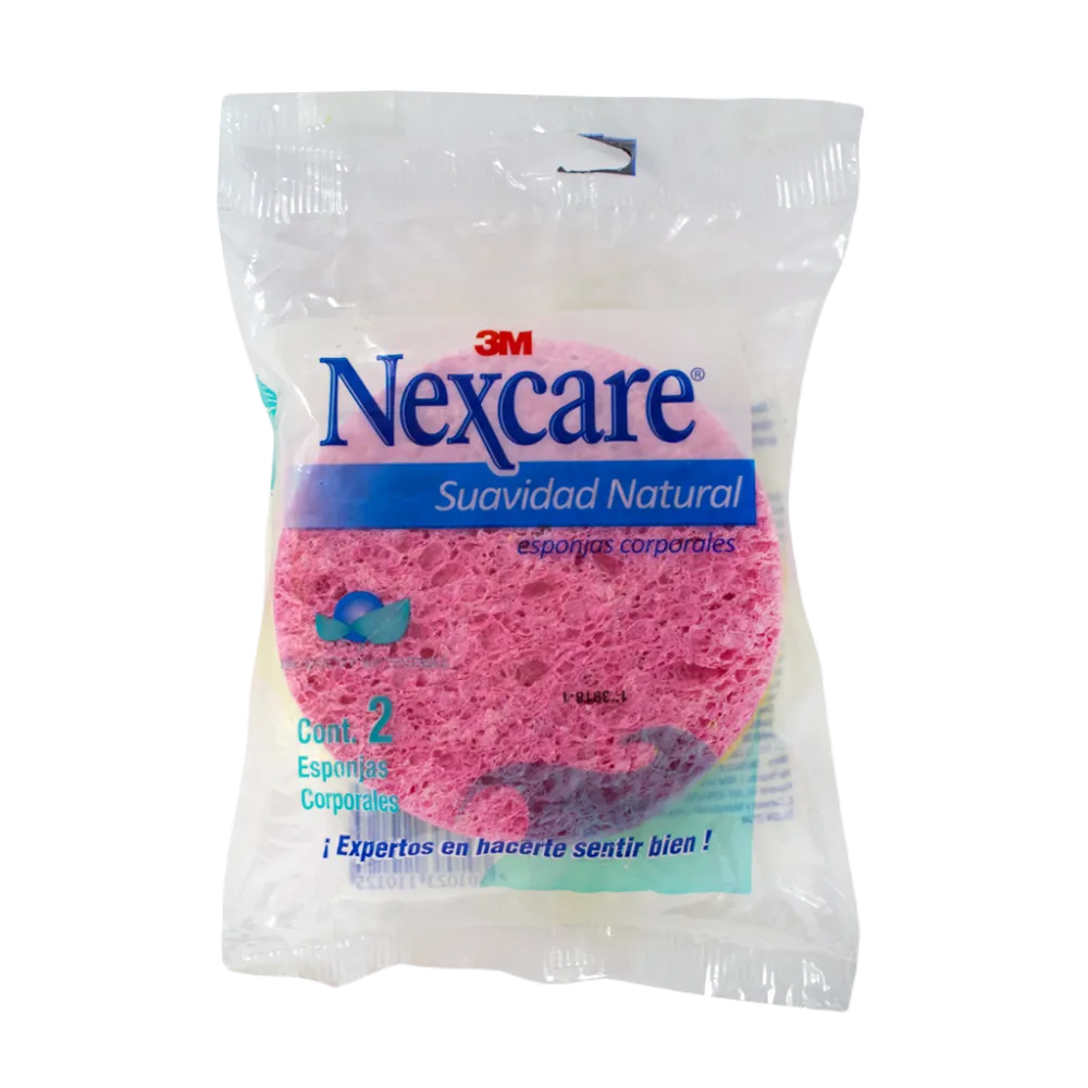 Esponja Suavidad Natural Varios Nex Care 2 Pza