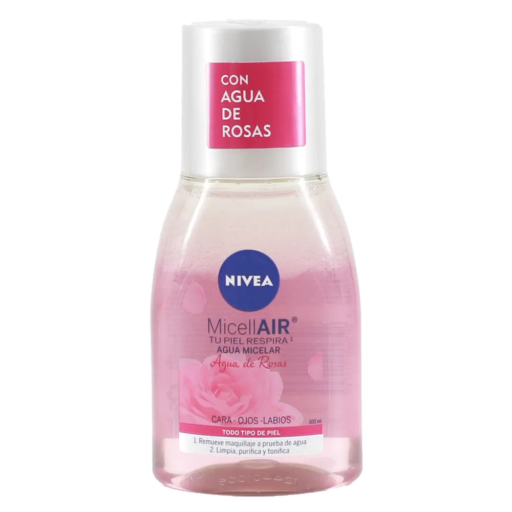 Agua Micelar De Rosas Micelar Nivea 100 Ml