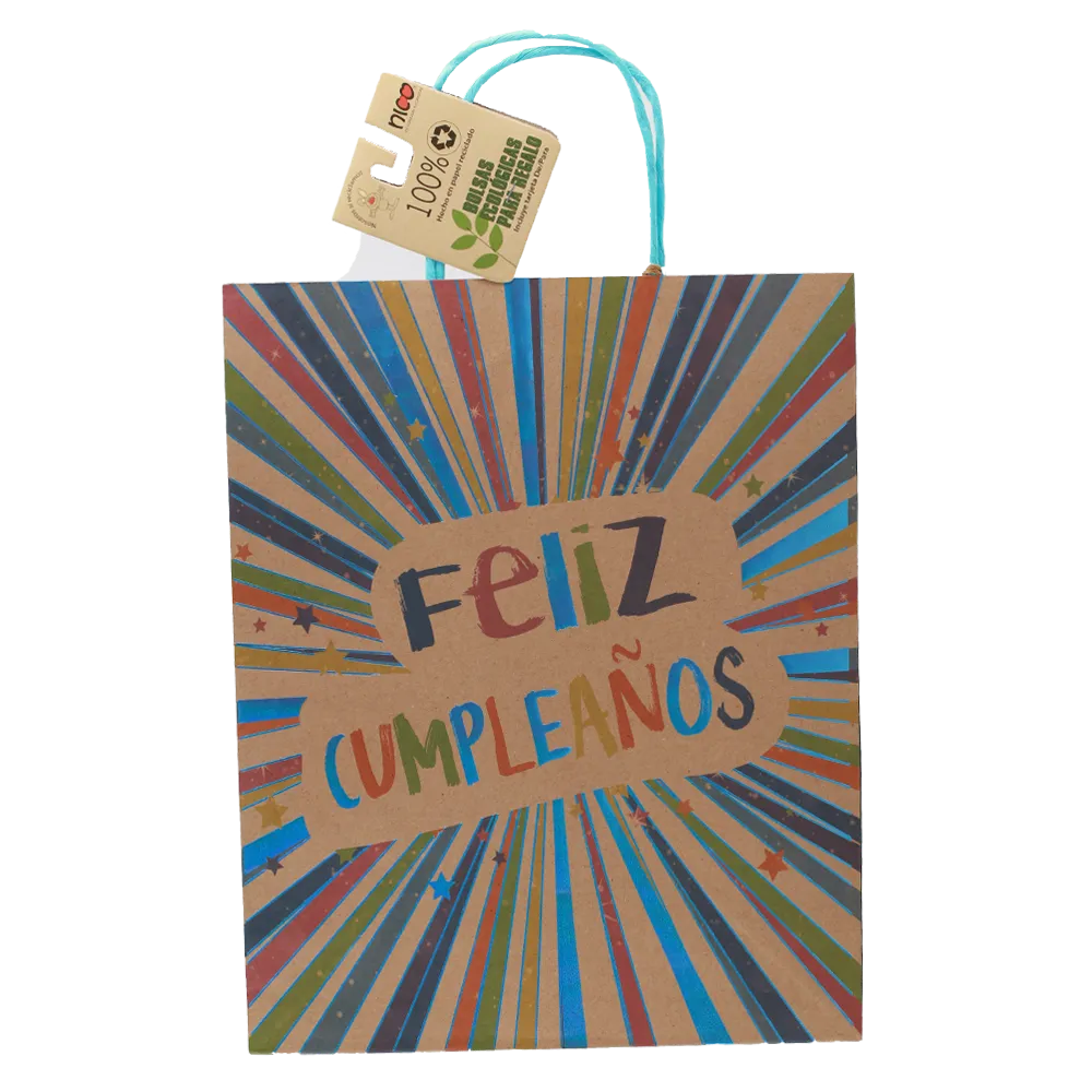 Bolsa Kraft Toda Ocasion Chica Nico 1 Pz