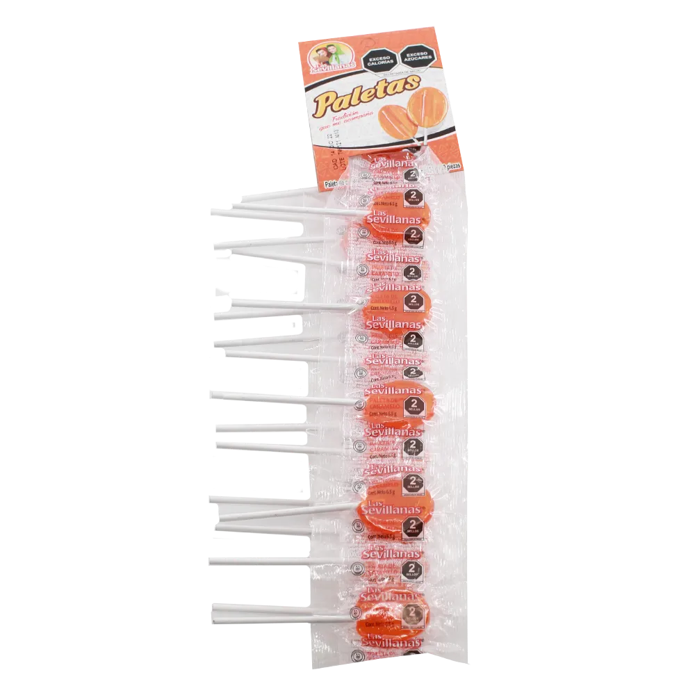 Tira De Paletas Surtidas Las Sevillanas 130 g