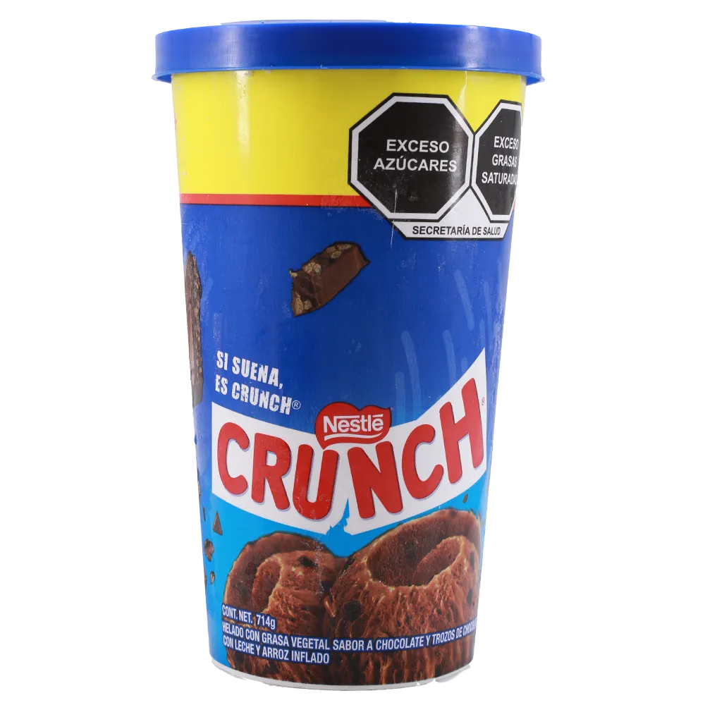 Helado Crunch Sabor Chocolate Nestlé 714 G