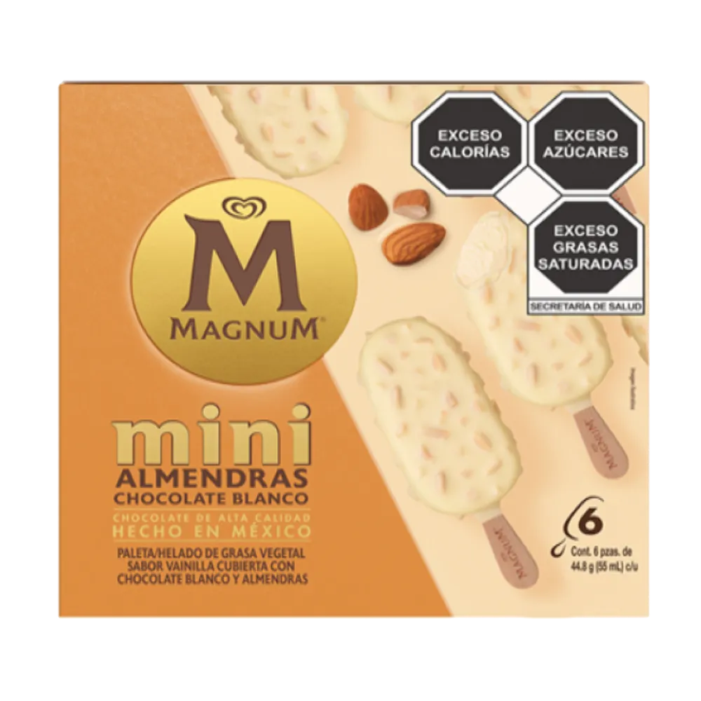 Multipack Magnum Chocolate Blanco Almendra Holanda 3 Pzas