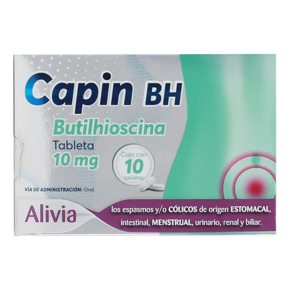 Capin Bh Butilhiocina Capin Bh 10 Tab