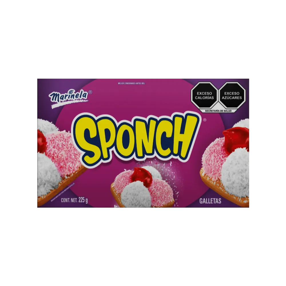 Galletas Con Malvavisco Sponch Marinela 225 g