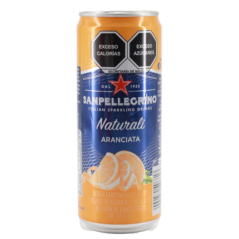 Bebida Carbonatada Con Jugo Aranciata San Pellegrino 330 Ml