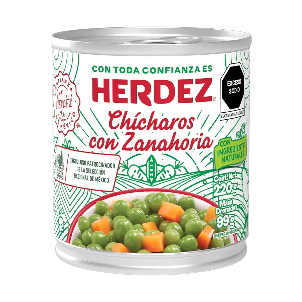 Chicharo Con Zanahoria Herdez 220 G