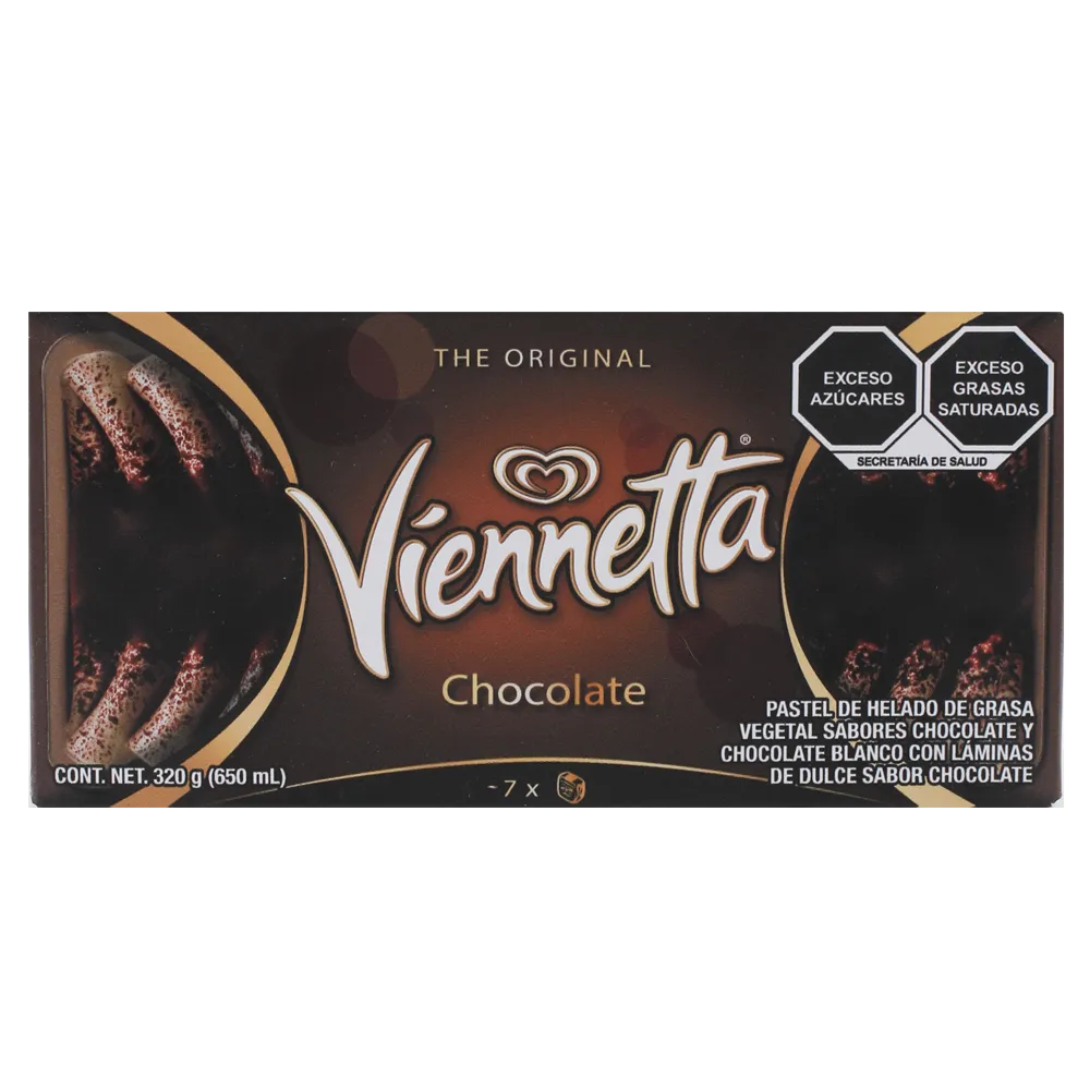 Pastel De Helado Sabor Cappuccino Viennetta Holanda 650 g