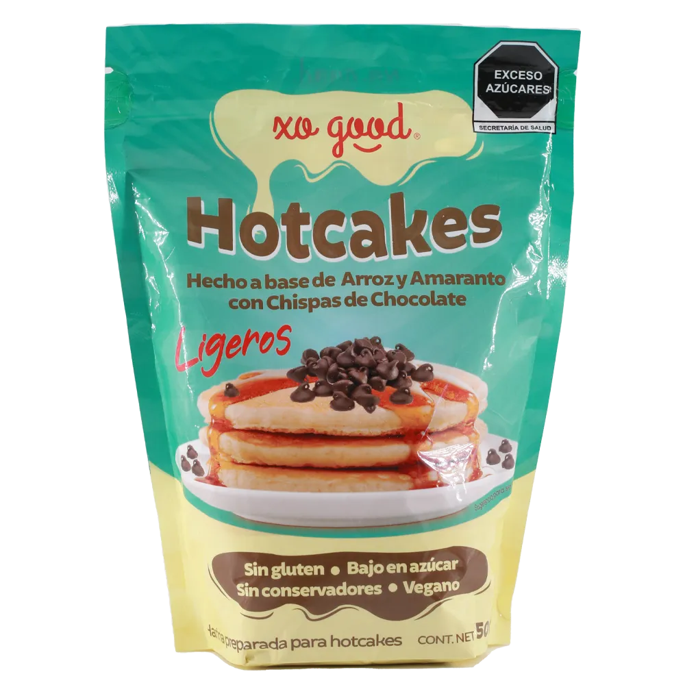 Harina Para Hotcakes Chispas De Chocolate Xo Good 500 g