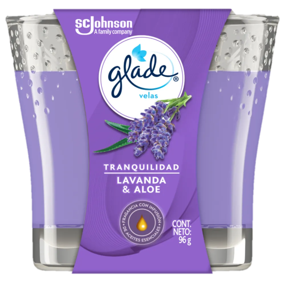 Vela Aromatica Lavanda Glade 1 Pza