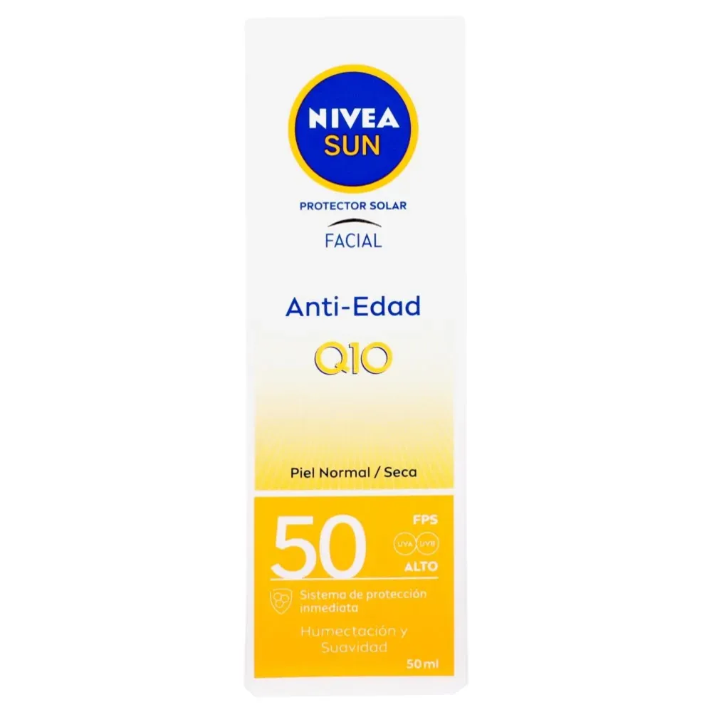 Protector Solar Facial Anti-Edad Q10 Nivea Sun 50 Ml