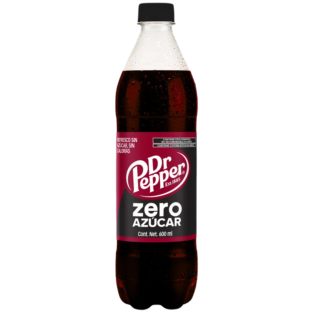 Refresco Zero Sugar Dr. Pepper 600 Ml