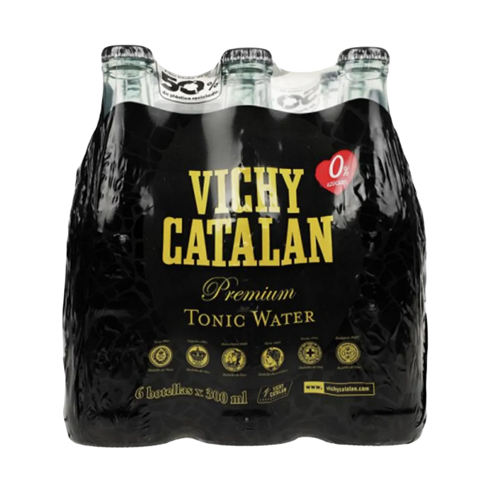 Agua Mineral Tonica 6 Pack Sin Az Vichy Catalan 300 Ml
