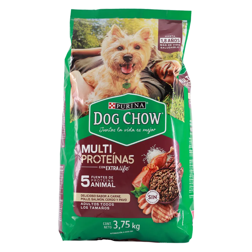 Alimento Seco Para Perro Todas Las Razas Multi Proteinas Dog Chow 3.75 Kg