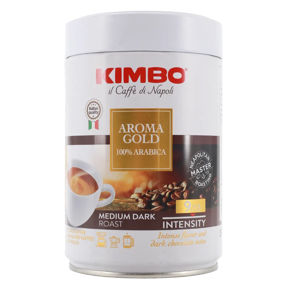 Cafe Kimbo Tostado Y Molido Aromaoro Lata Kimbo 250 g