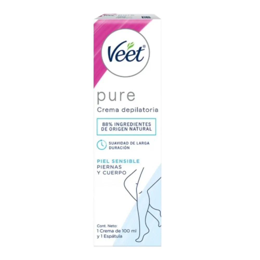 Crema Depiladora Piel Sensible Veet 100 Ml