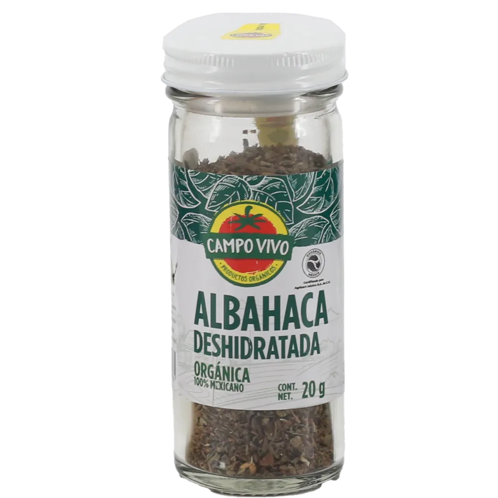 Albahaca Deshidratada Campo Vivo 20 g