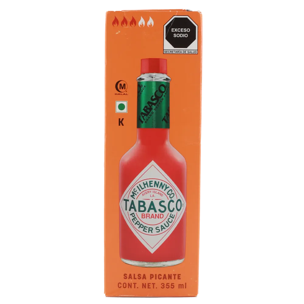 Salsa Picante Clasica Tabasco 355 Ml