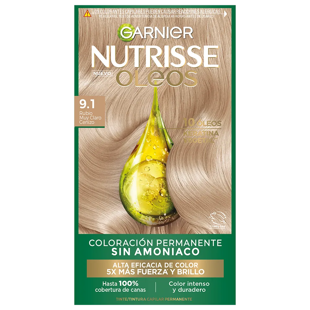 Tinte Tono 91 Nutrisse Oleos 1 Pza