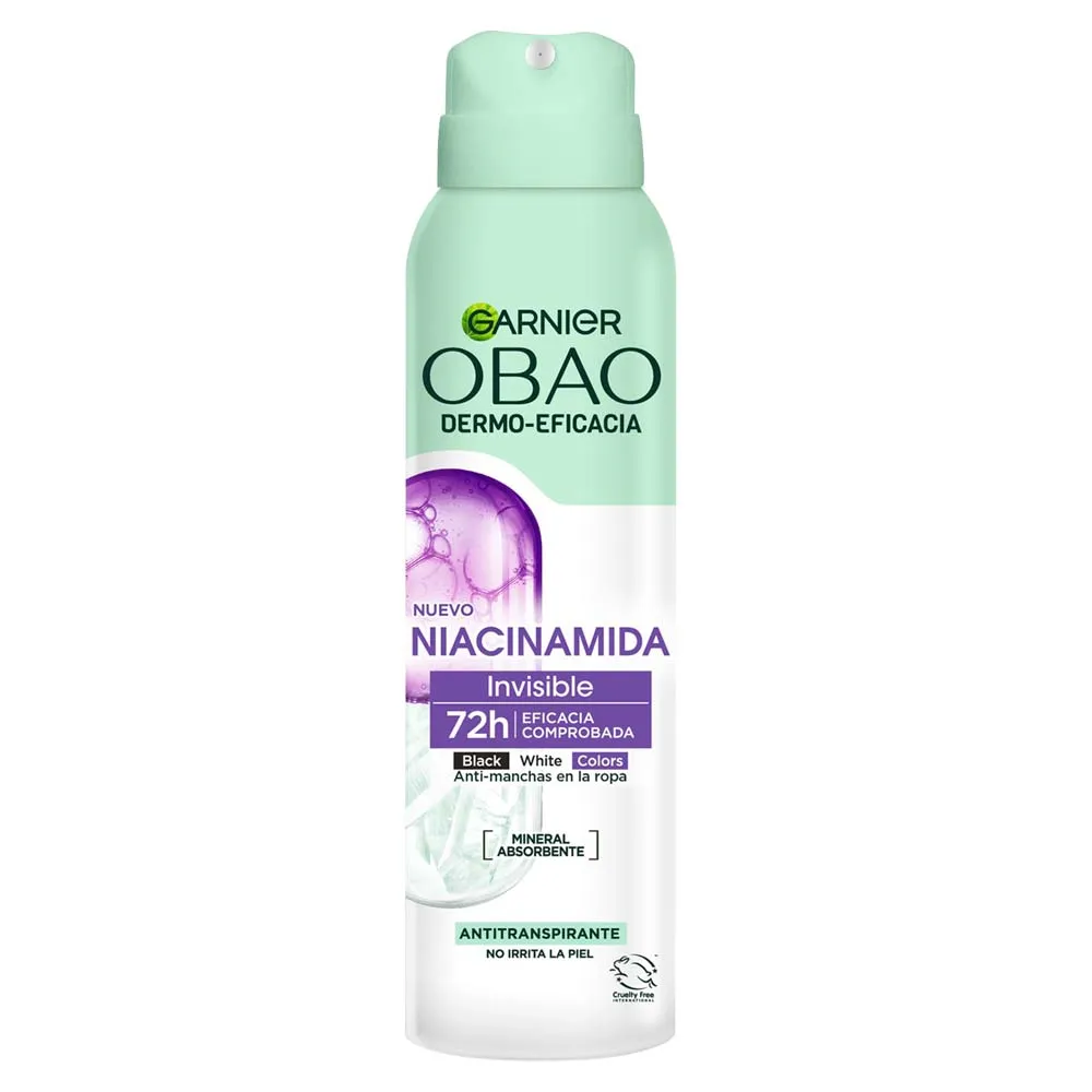 Antitranspirante Spray Dermo Niacinamida Obao 150 Ml