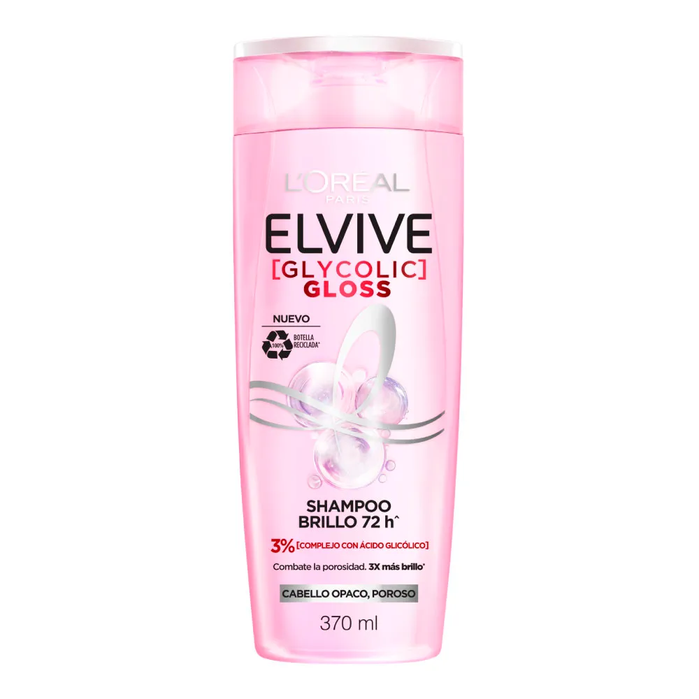 Shampoo Glycolic Gloss Elvive 370 Ml