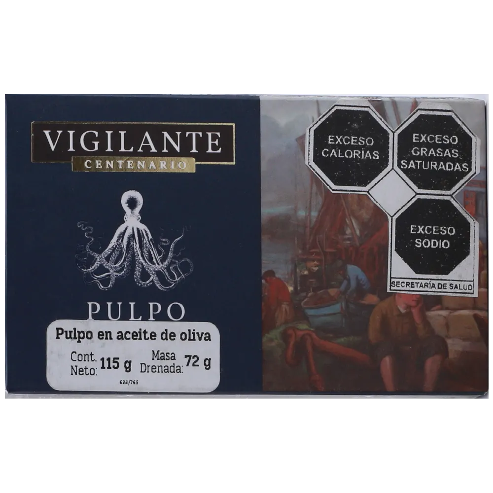 Pulpo En Aceite De Oliva Vigilante 115 g
