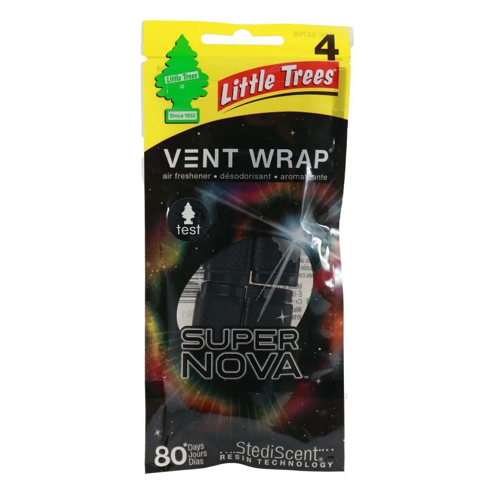 Vent Wrap Supernova 4 Pack Little Trees 4 Pza