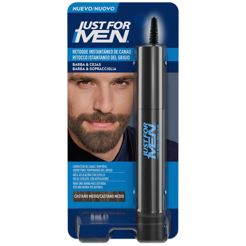 Retoque Instantaneo De Canas Castaã‘O Medio Just For Men 9 Mlr