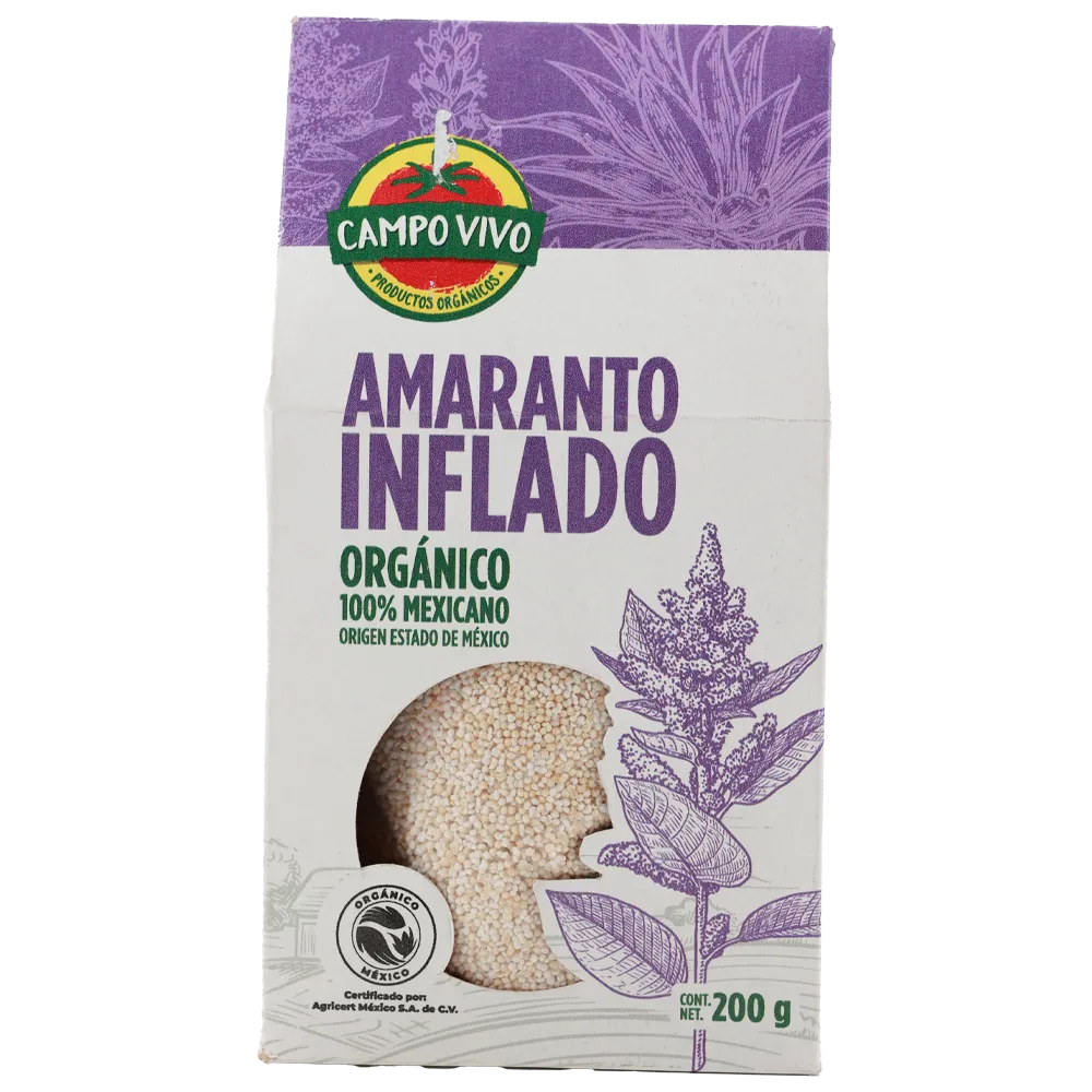 Amaranto Natural Organico Campo Vivo 200 g