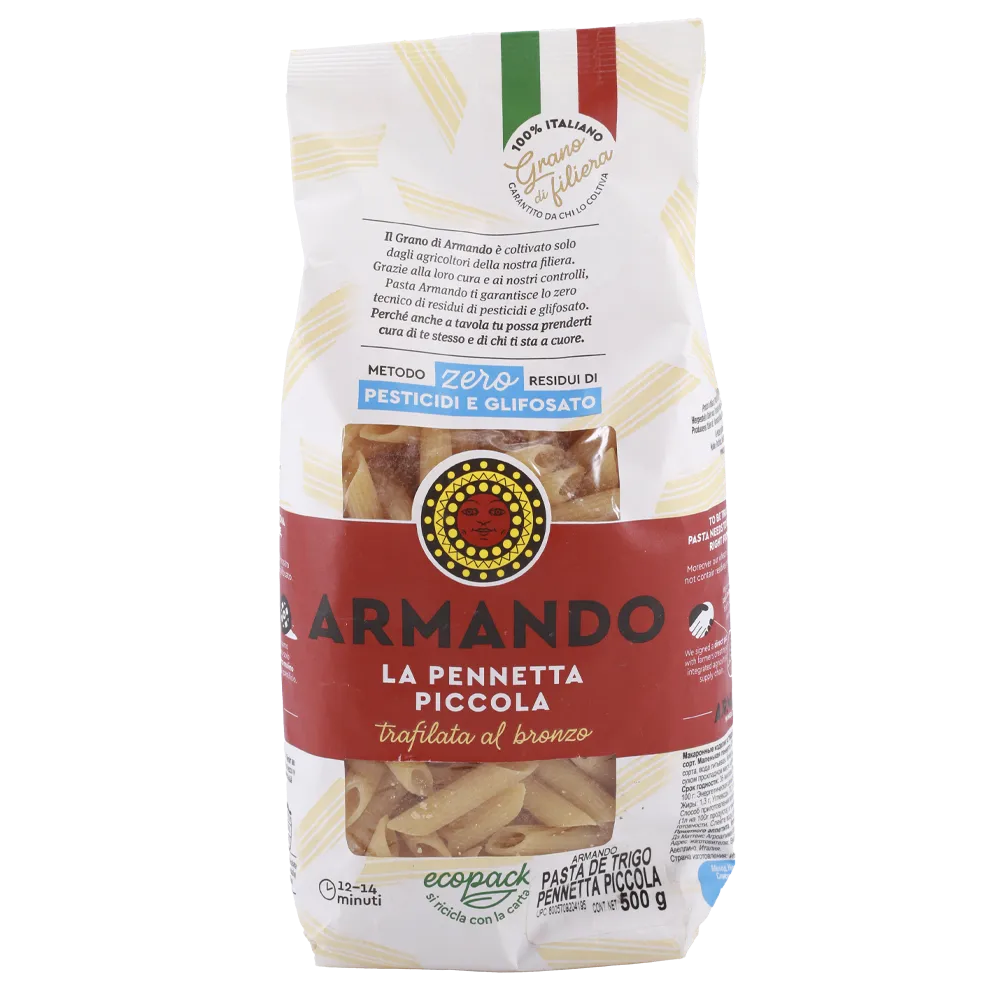 PASTA PARA SOPA PENNE ARMANDO 500 GRAMOS