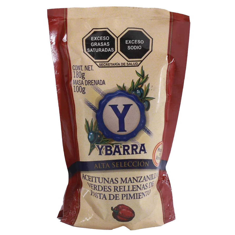 Aceitunas Rellenas De Pimiento Doy Pack Pimiento Ybarra 180 g