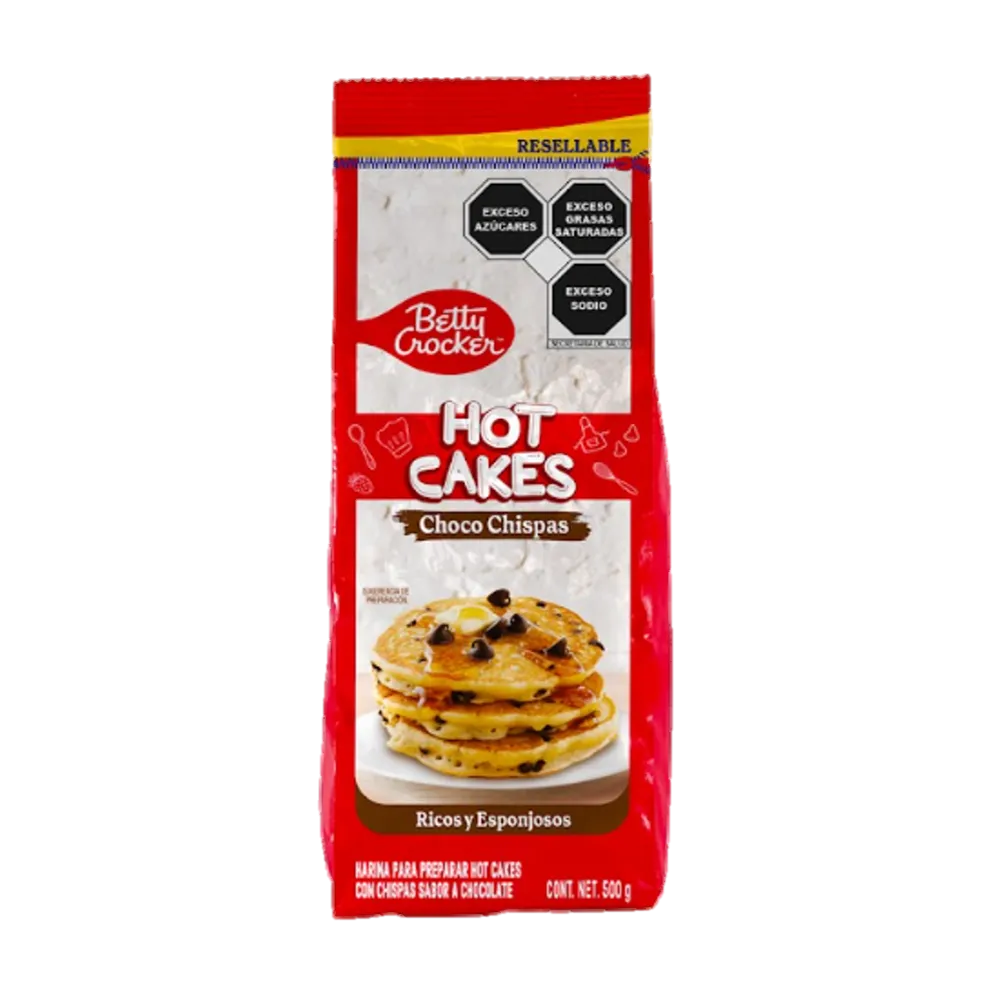 Harina Para Hot Cakes Choco Chispas Betty Crocker 500 Gr