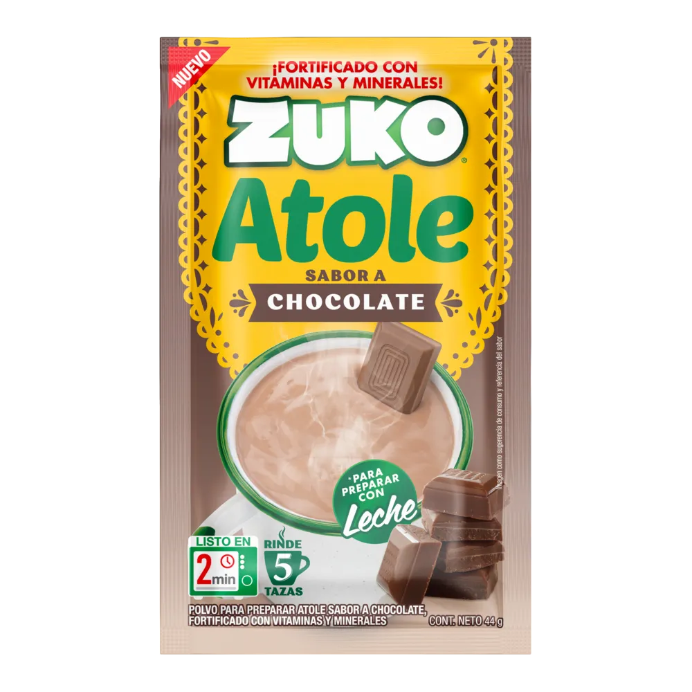 Atole Sabor Chocolate Zuko 44 Gr