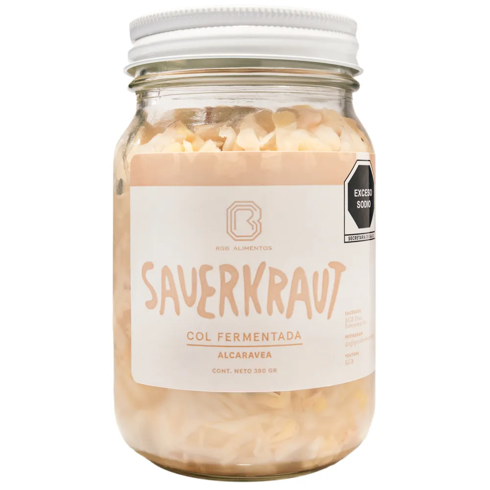 Sauerkraut Col Fermentada Alcaravea Rgb Foods 380 g