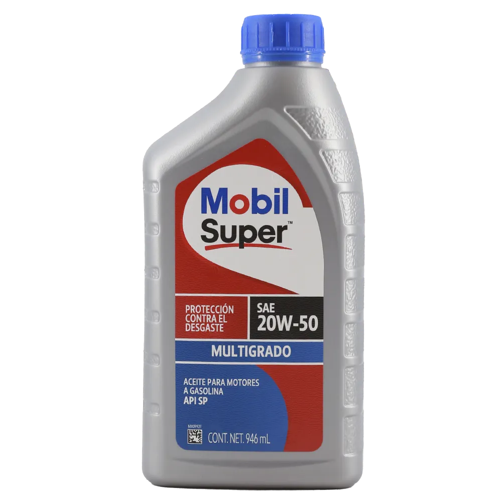 Aceite Multigrado 20W-50 946Ml Mobil Super 946 ml