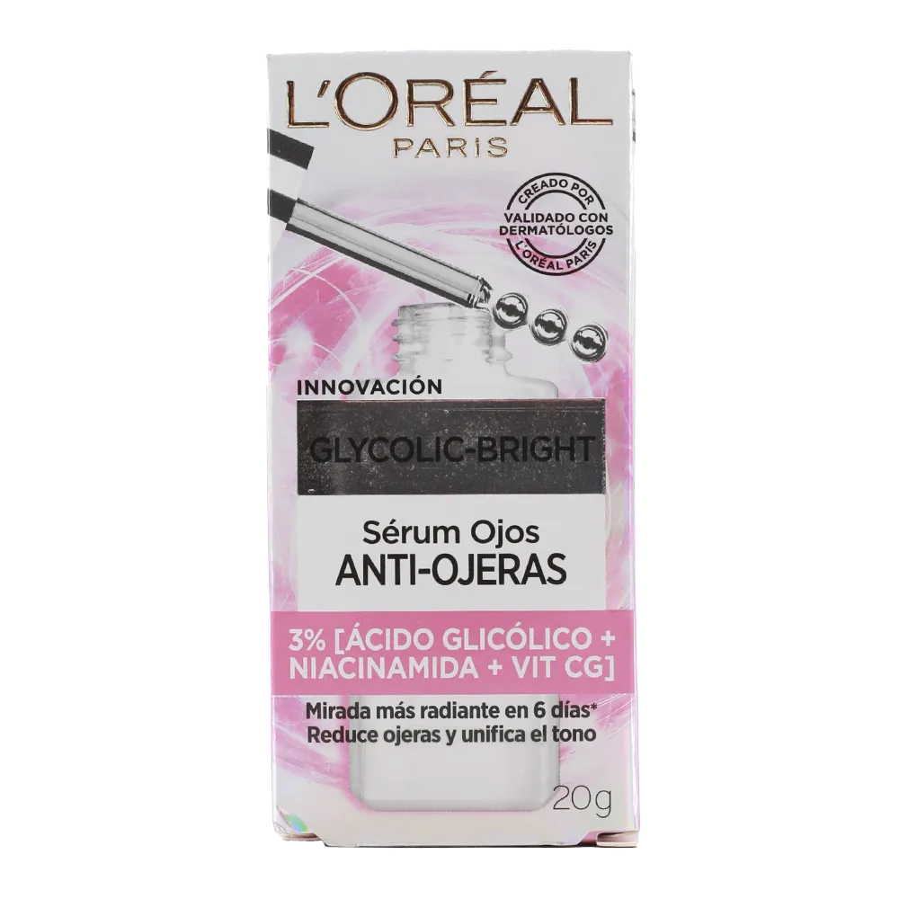EYE SERUM ANTI OJERAS GLYCOLIC BRIGHT 20 MILILIT