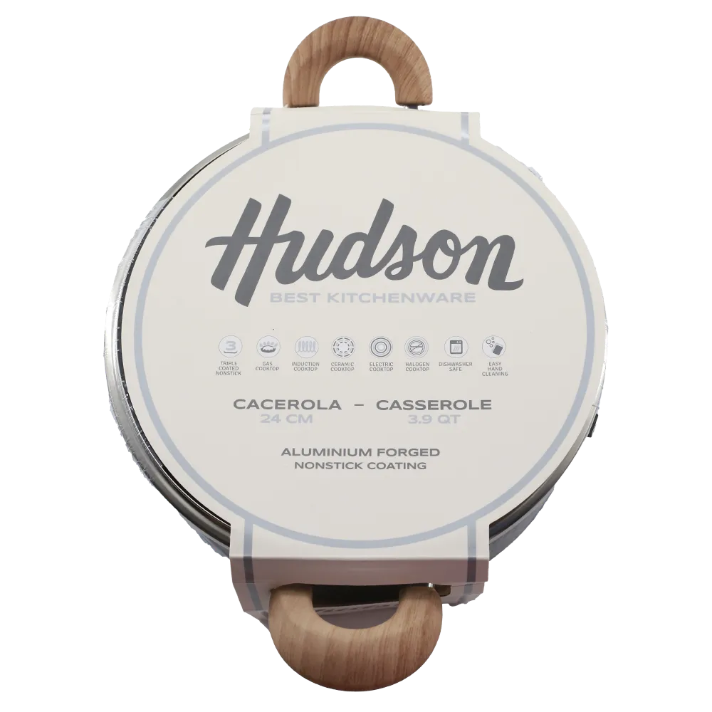 Cacerola Aluminio Forjado 24 Cm Hudson 1 Pz