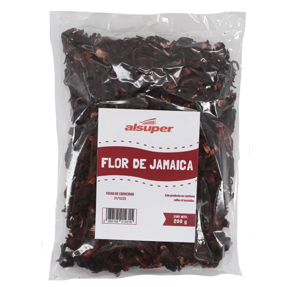 FLOR DE JAMAICA ALSUPER 1 PIEZA