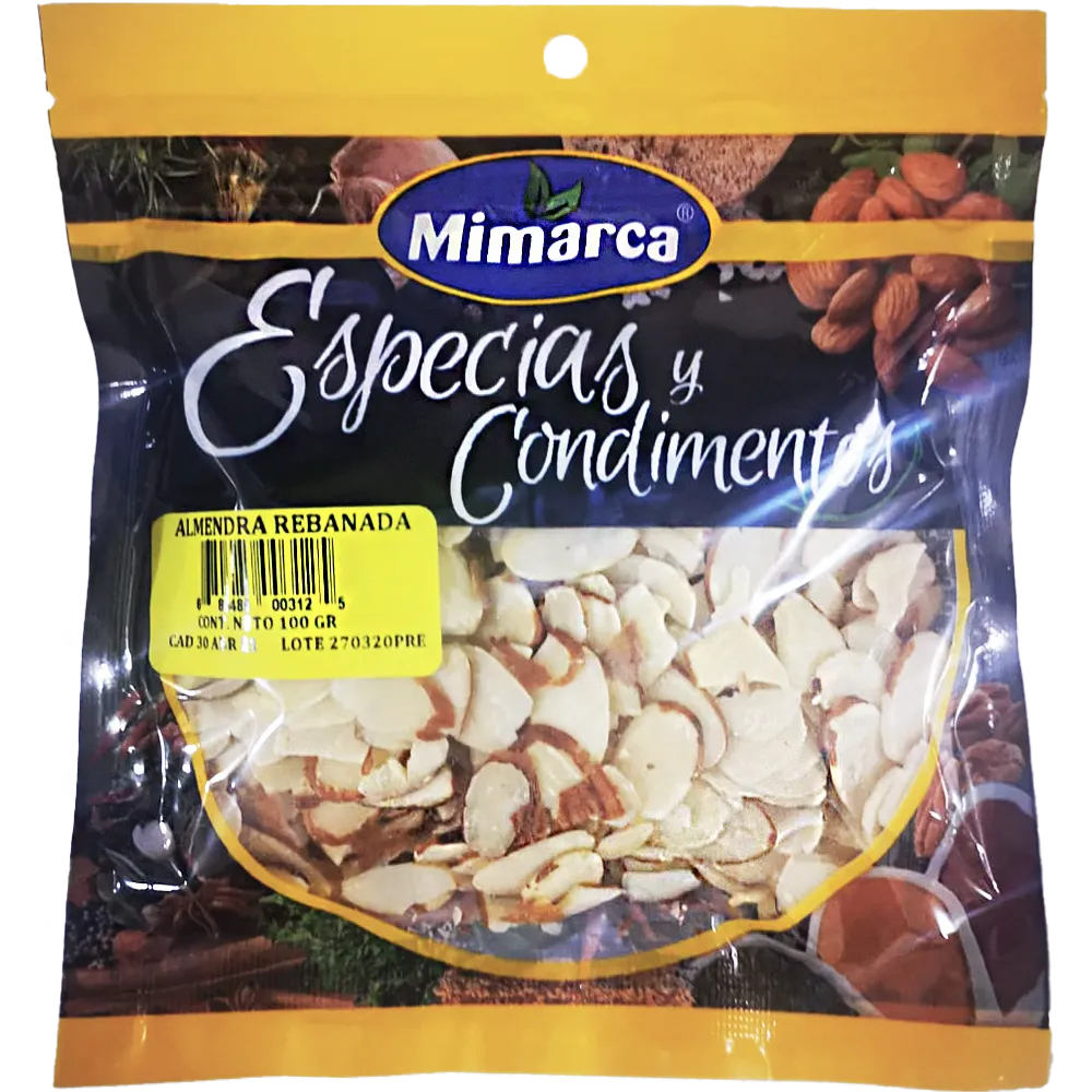 Almendra Rebanada Mimarca 100 Gr